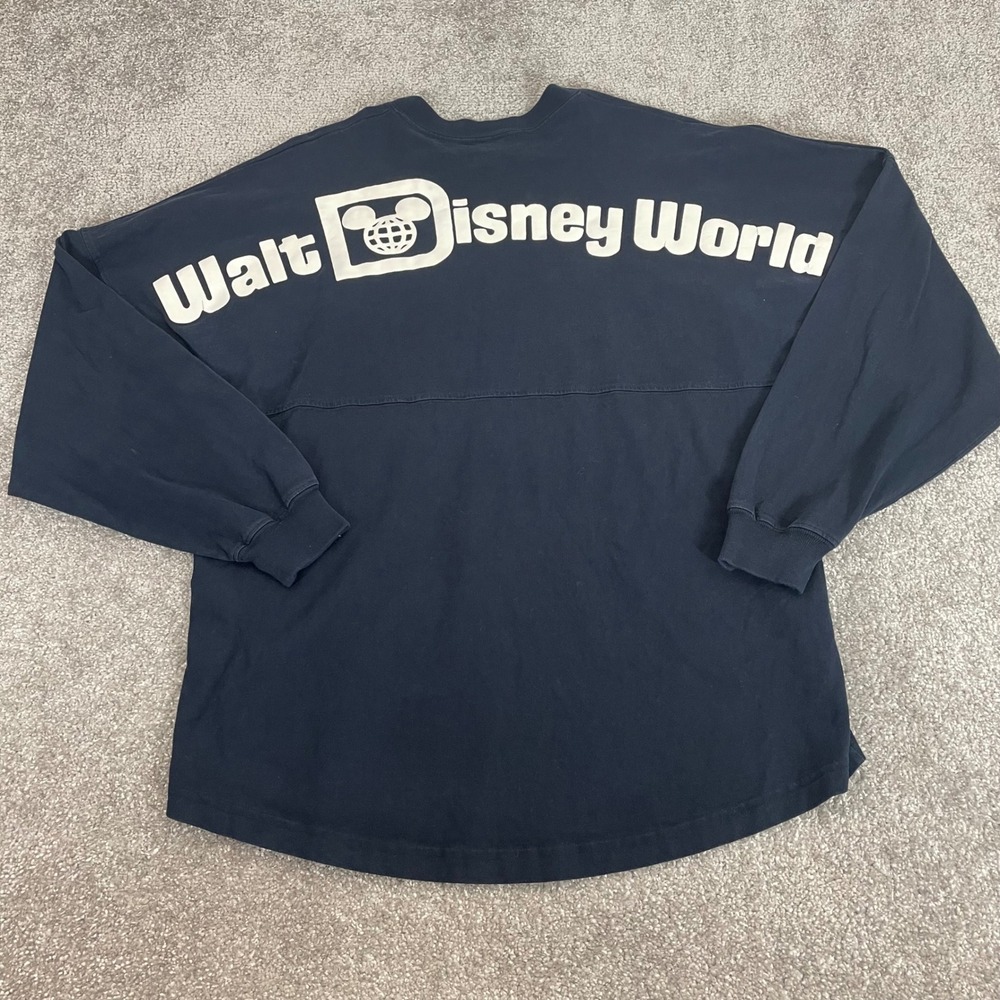 Walt Disney World Spirit Jersey Size Medium Mickey Mouse Navy Blue Unisex
